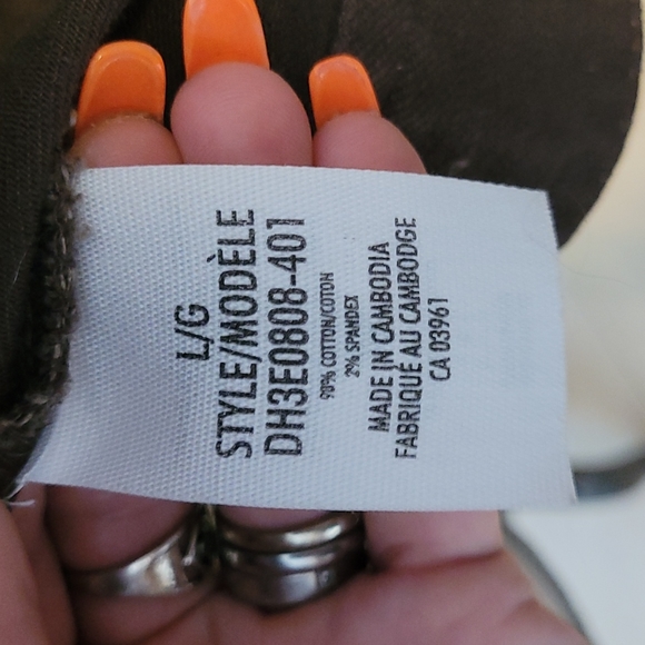 Denver Hayes Sz Large brown denim jacket - Picture 6 of 6